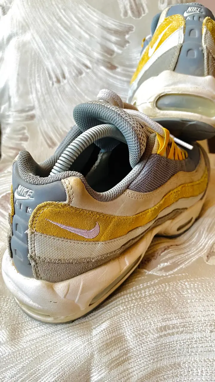 Zapatillas Air Max gris y amarillo - 2