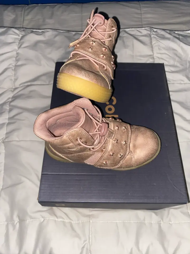Botines rosados para niña - 2