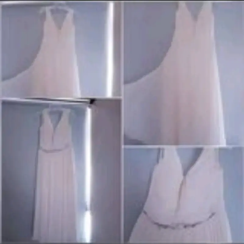 Vestido de novia marfil elegante - 4