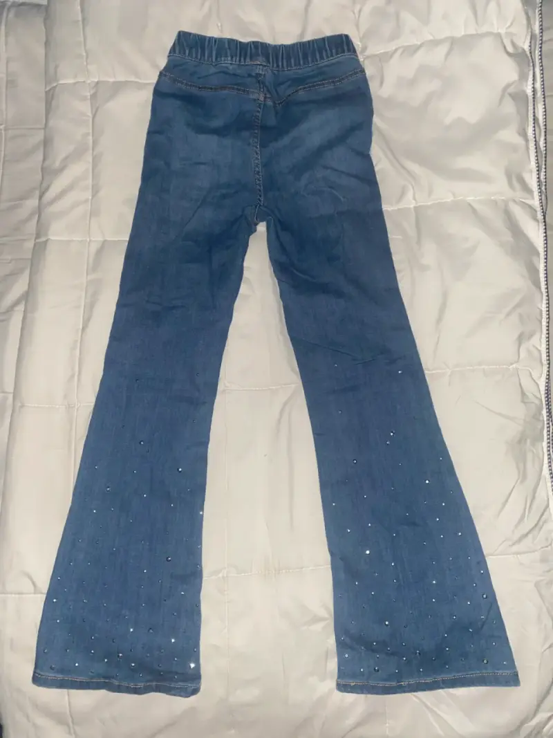 Jeans azul con brillo - 2
