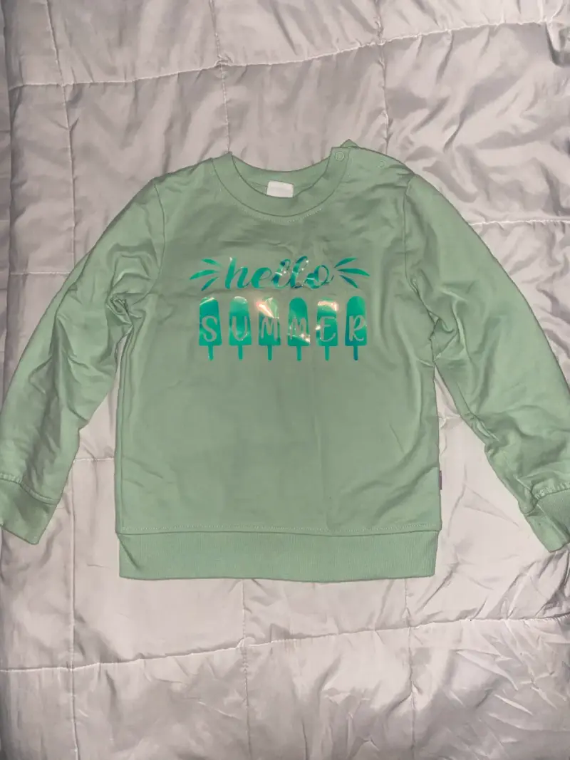 Polera verde 'Hello Summer' infantil - 1