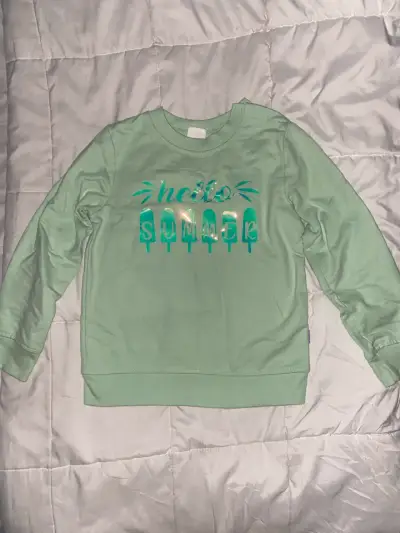 Polera verde 'Hello Summer' infantil - miniatura 1