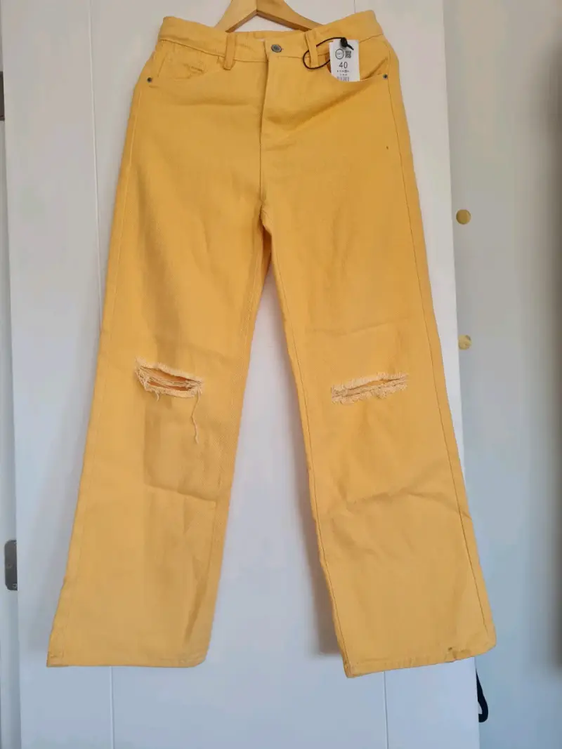 Jeans amarillo Opposite nuevo - 3