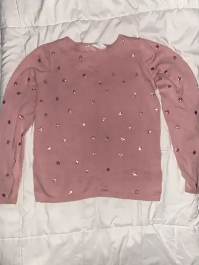Sweater rosado con estrellas - miniatura 1