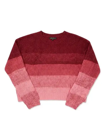 Sweater de rayas en tonos rojos - miniatura 1