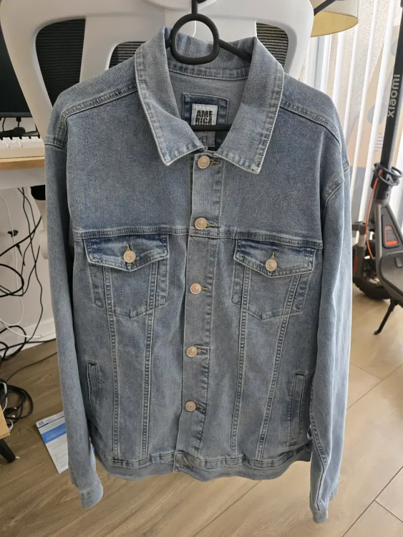 Chaqueta denim azul claro - 1