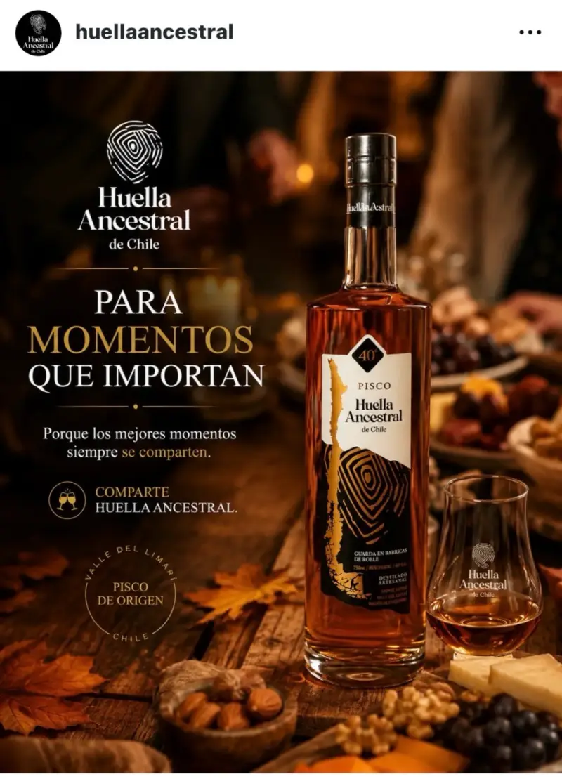 Pisco Huella Ancestral 40°