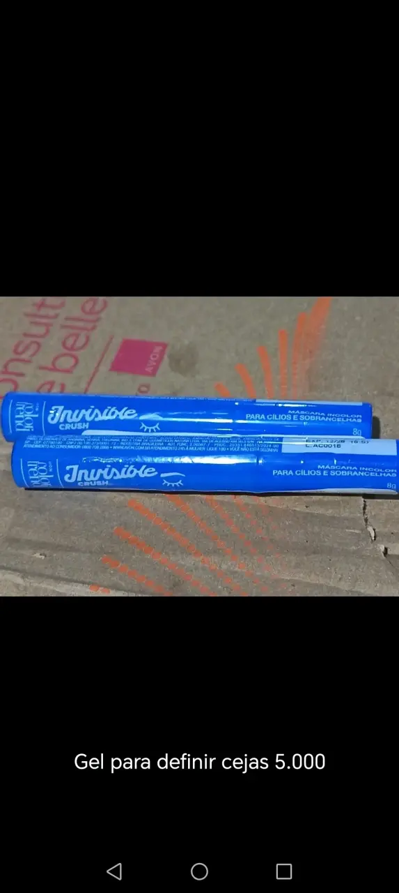 Gel incoloro para cejas y pestañas