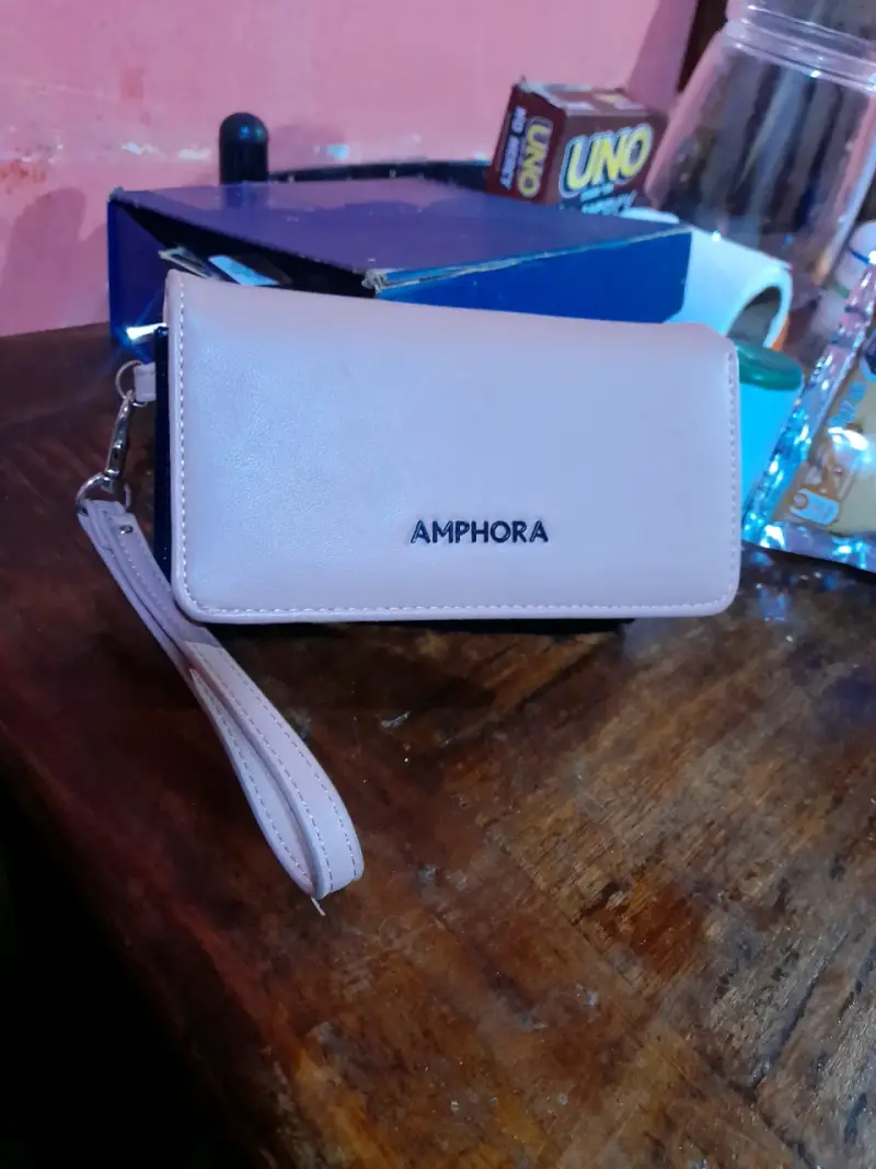 Cartera beige Amphora - 1