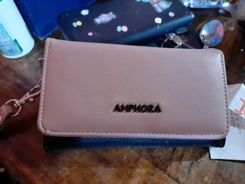 Cartera beige Amphora - 3