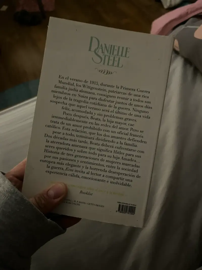 Libro 'Ecos' de Danielle Steel - 2