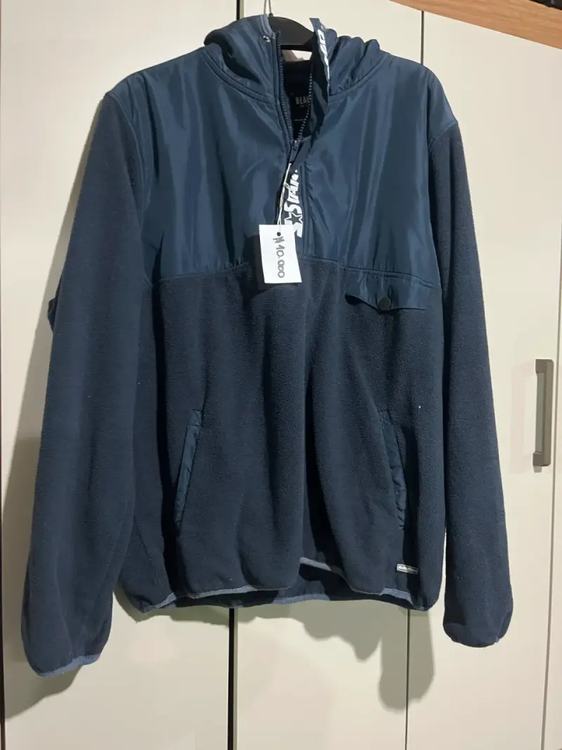 Polar hoodie azul
