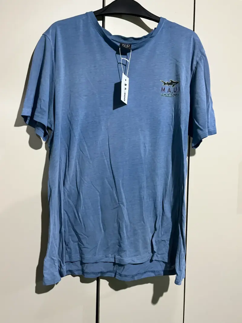 Polera beige con estampado - 4