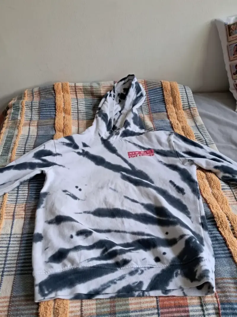 Polerón con capucha tie-dye - 2