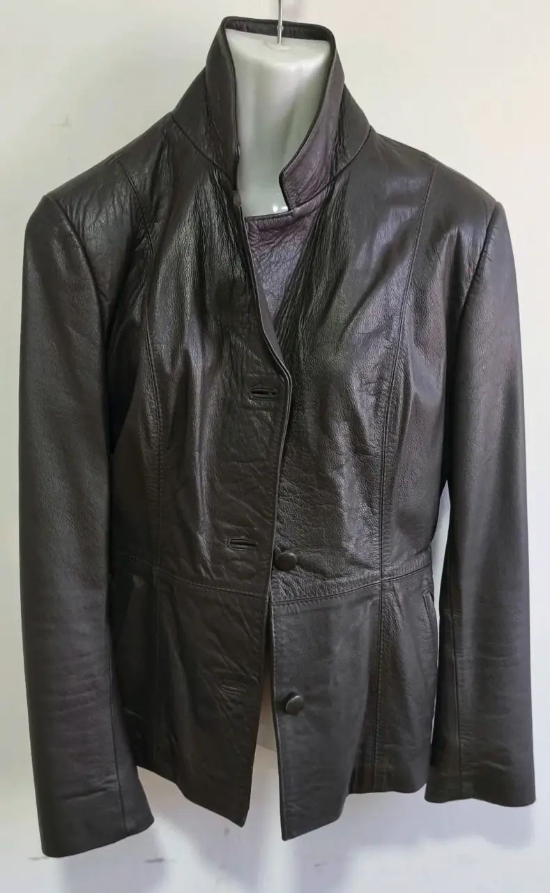 Chaqueta de cuero marrón Usada - 2