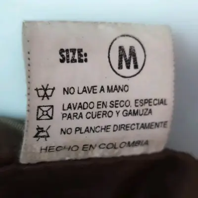 Chaqueta de cuero marrón Usada - miniatura 5