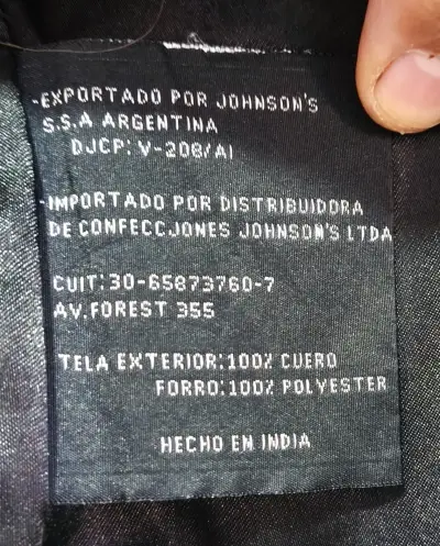 Chaqueta de cuero negra Usada - miniatura 5