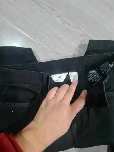 Pantalones negros slim fit - miniatura 1