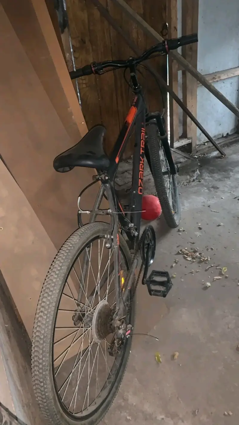 Bicicleta montaña negra y naranja - 6