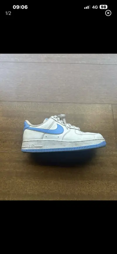 Zapatillas Nike azul con blanco - miniatura 1