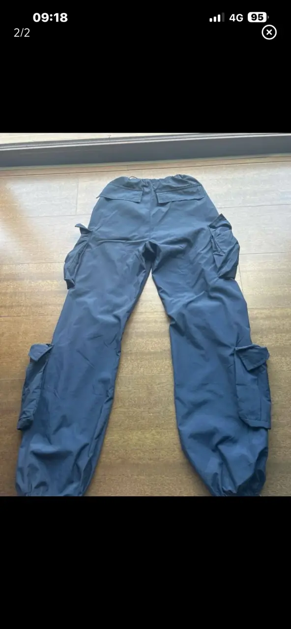 Pantalones cargo azul marino - 2