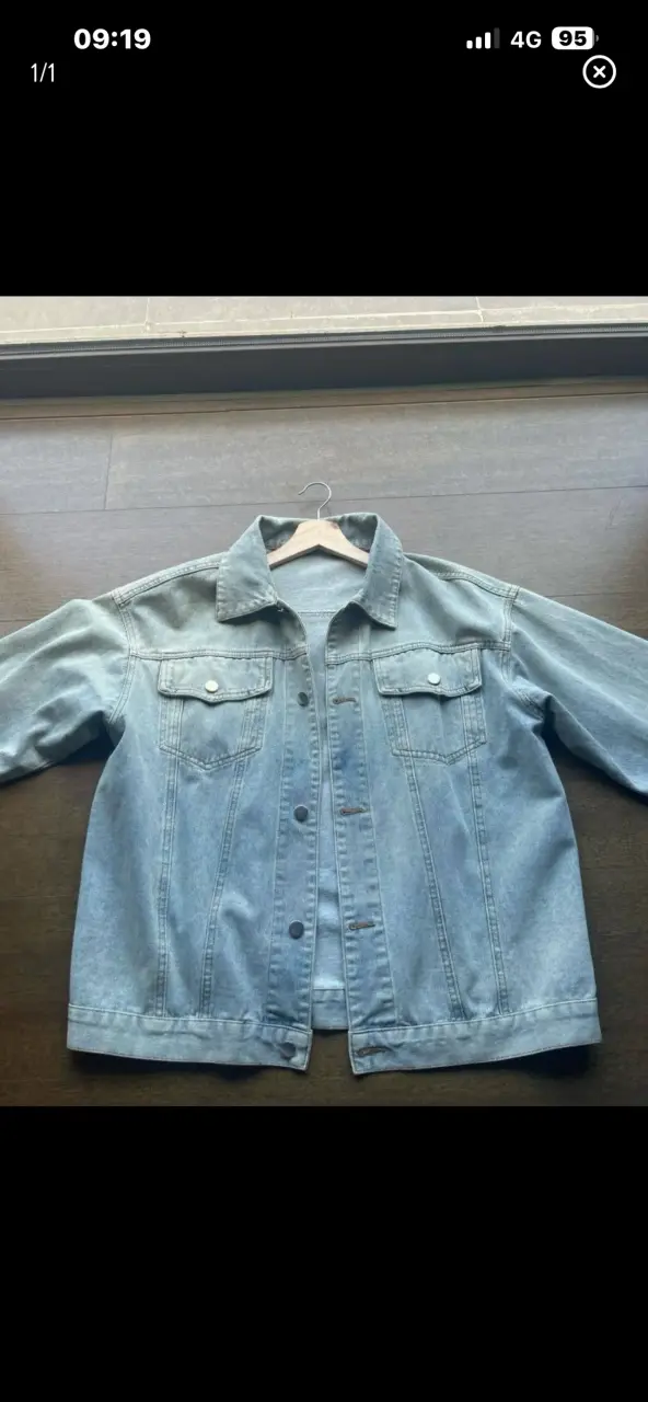Chaqueta de mezclilla azul
