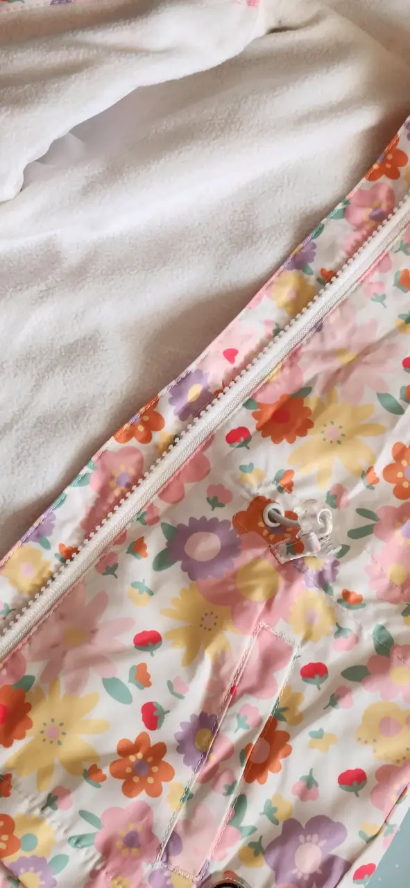 Chaqueta impermeable floral bebé - 2