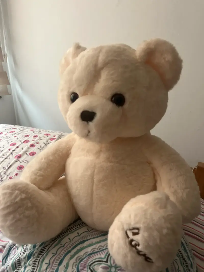 Osito de peluche beige grande - 2