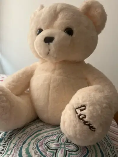 Osito de peluche beige grande - miniatura 4