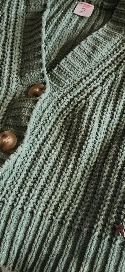 Chaleco verde talla 2 para niña - miniatura 2