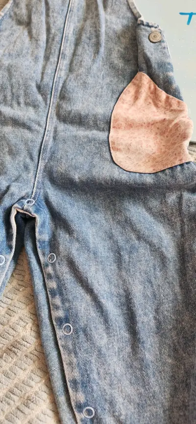 Jardinera denim talla 24 meses - miniatura 2