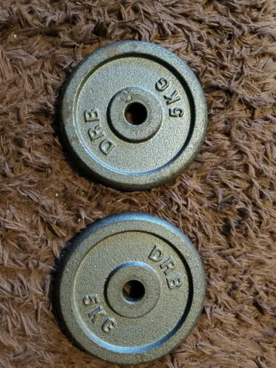 Pesas 5 kg DRB de hierro - miniatura 1