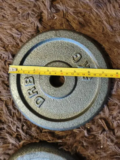Pesas 5 kg DRB de hierro - miniatura 2