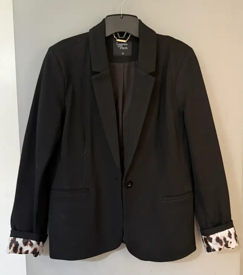 Blazer negro Lorenzo di Ponti