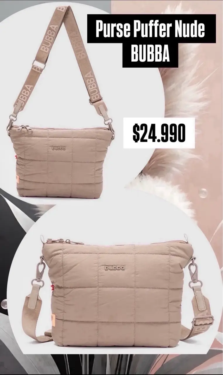 Cartera acolchada nude Bubba