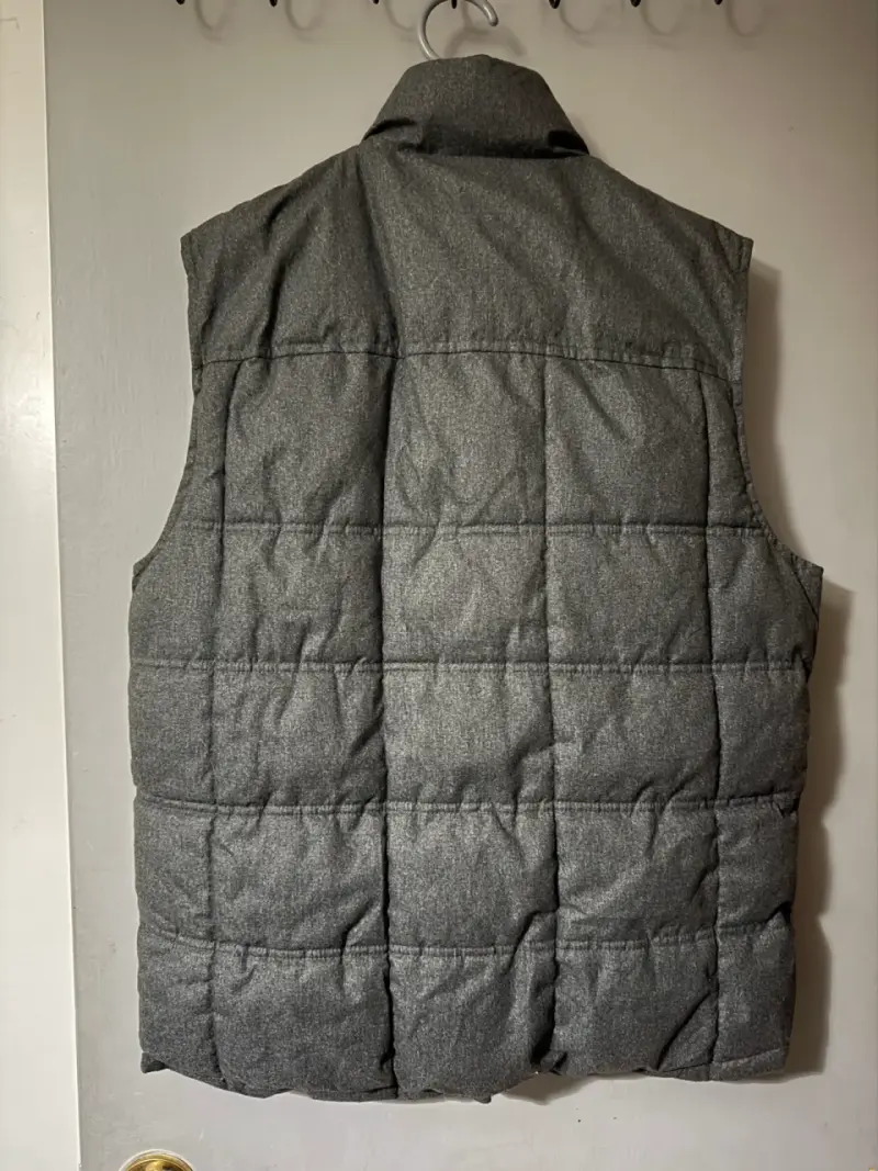 Parka acolchado gris sin mangas - 2