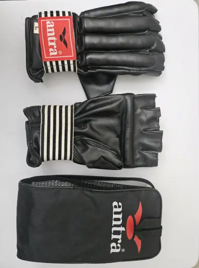 Guantes mma L Antra negros - miniatura 1