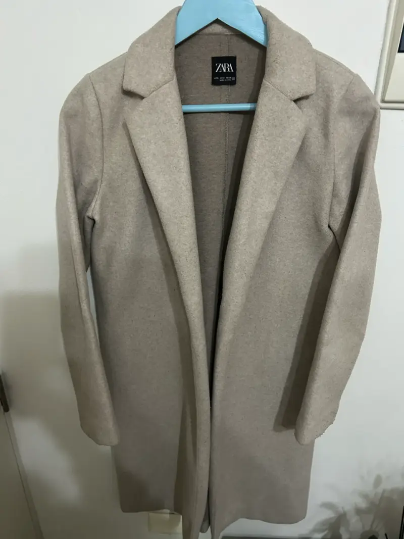 Abrigo beige Zara - 1