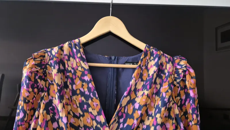 Vestido corto estampado floral - 3