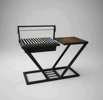 Parrilla de acero modernaen V - miniatura 4