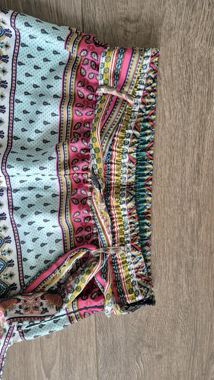 Pantalón bohemio estampado colorido - 3