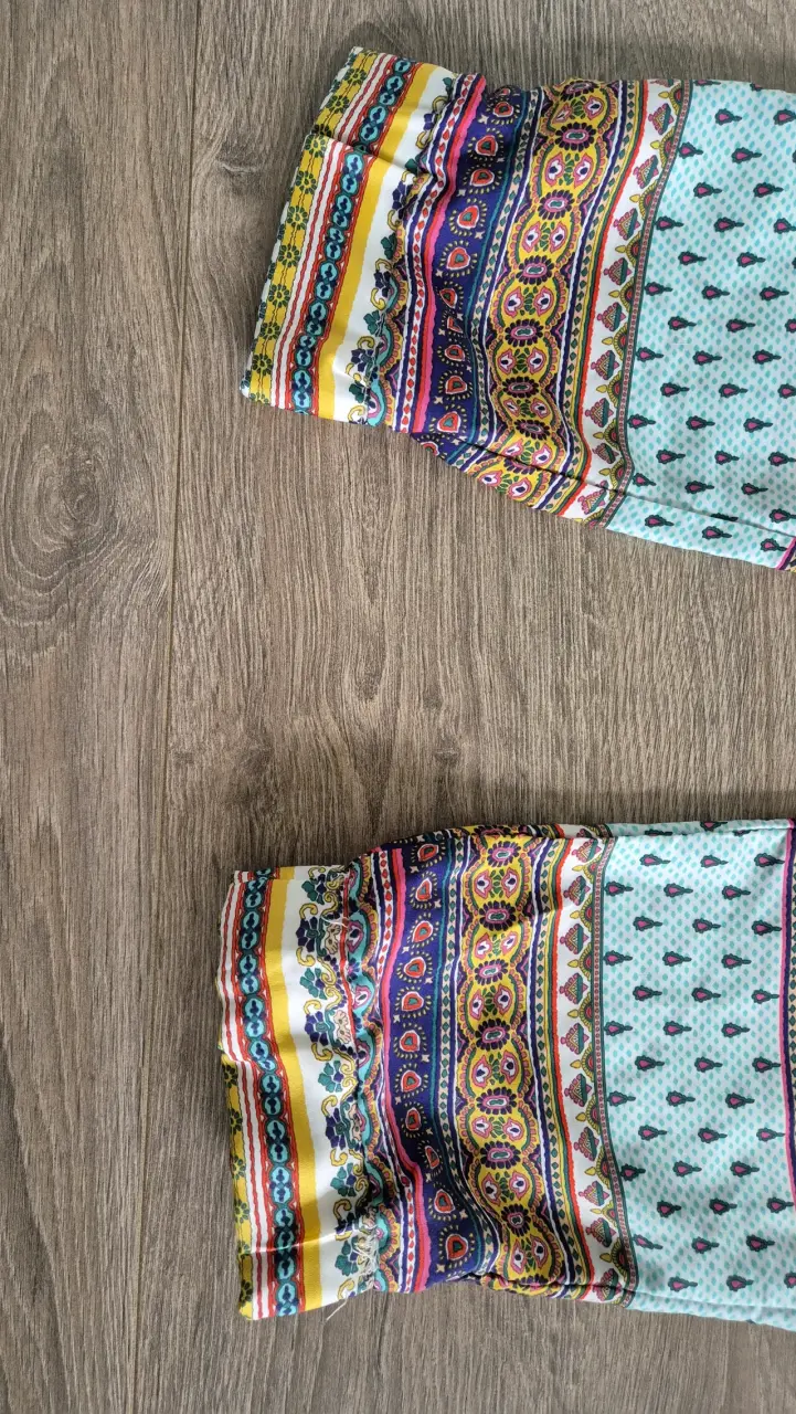 Pantalón bohemio estampado colorido - 4