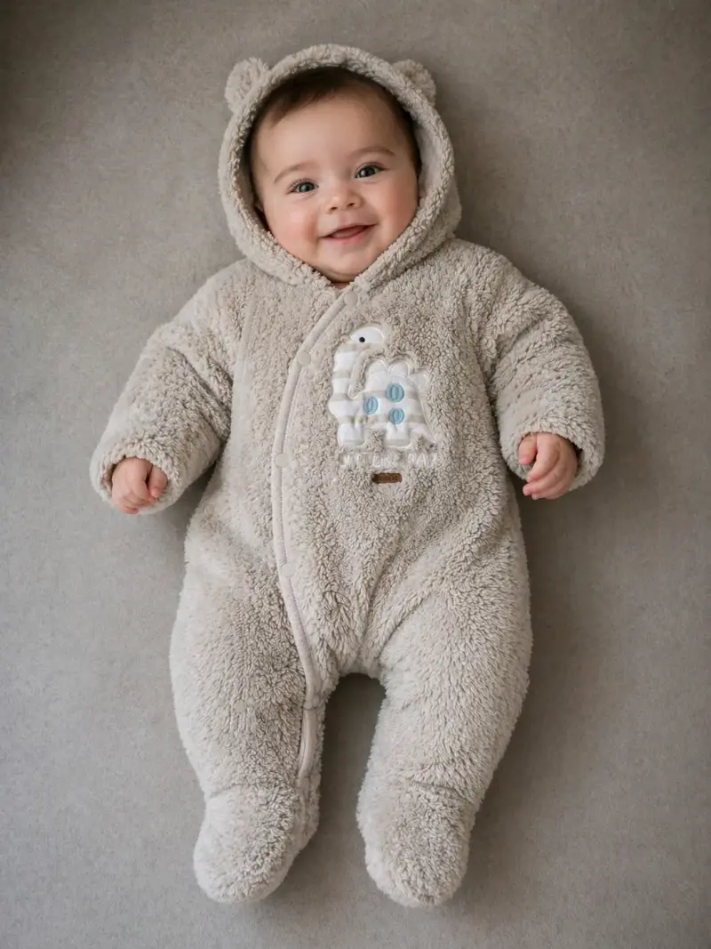 Pijama entero bebé polar 6 Meses - 1