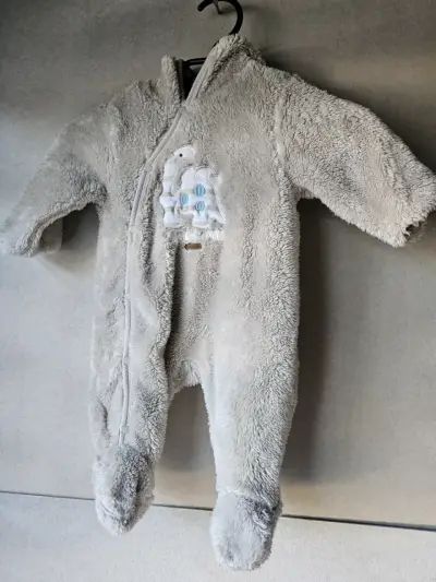 Pijama entero bebé polar 6 Meses - miniatura 3