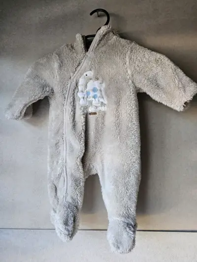 Pijama entero bebé polar 6 Meses - miniatura 4