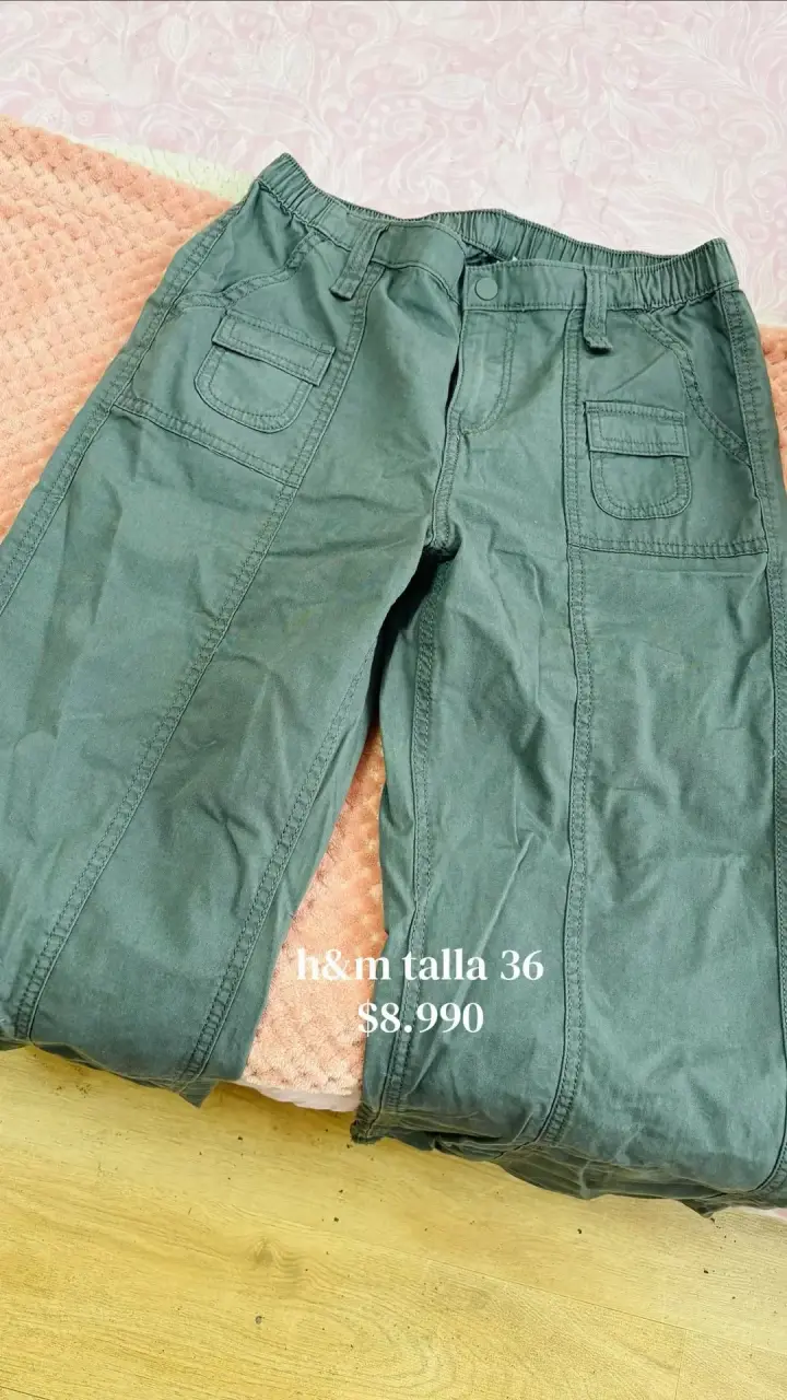 Pantalones H&M verde talla 36