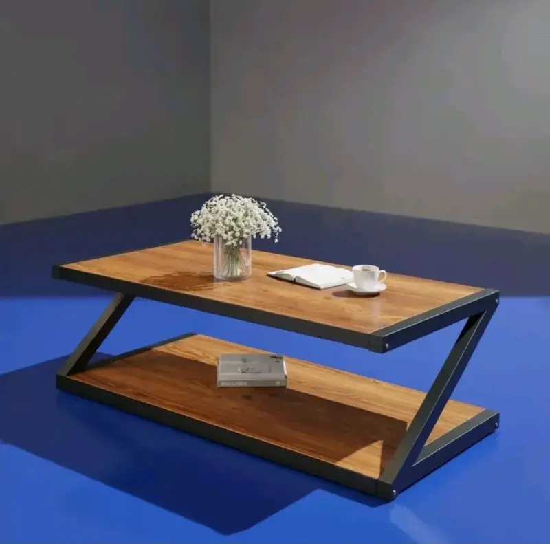 Mesa de centro moderna de madera - 2