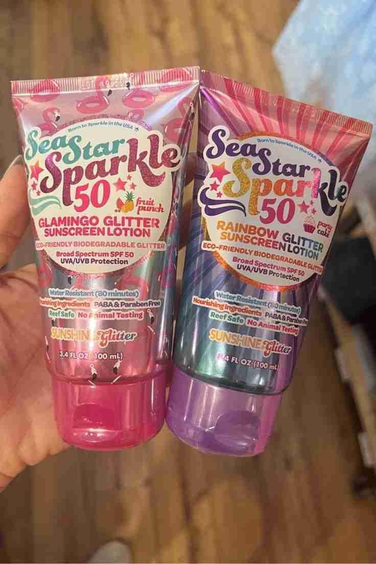 Bloqueador con brillo SPF 50