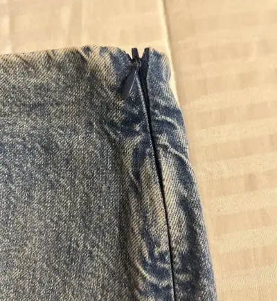 Falda de mezclilla azul - miniatura 3
