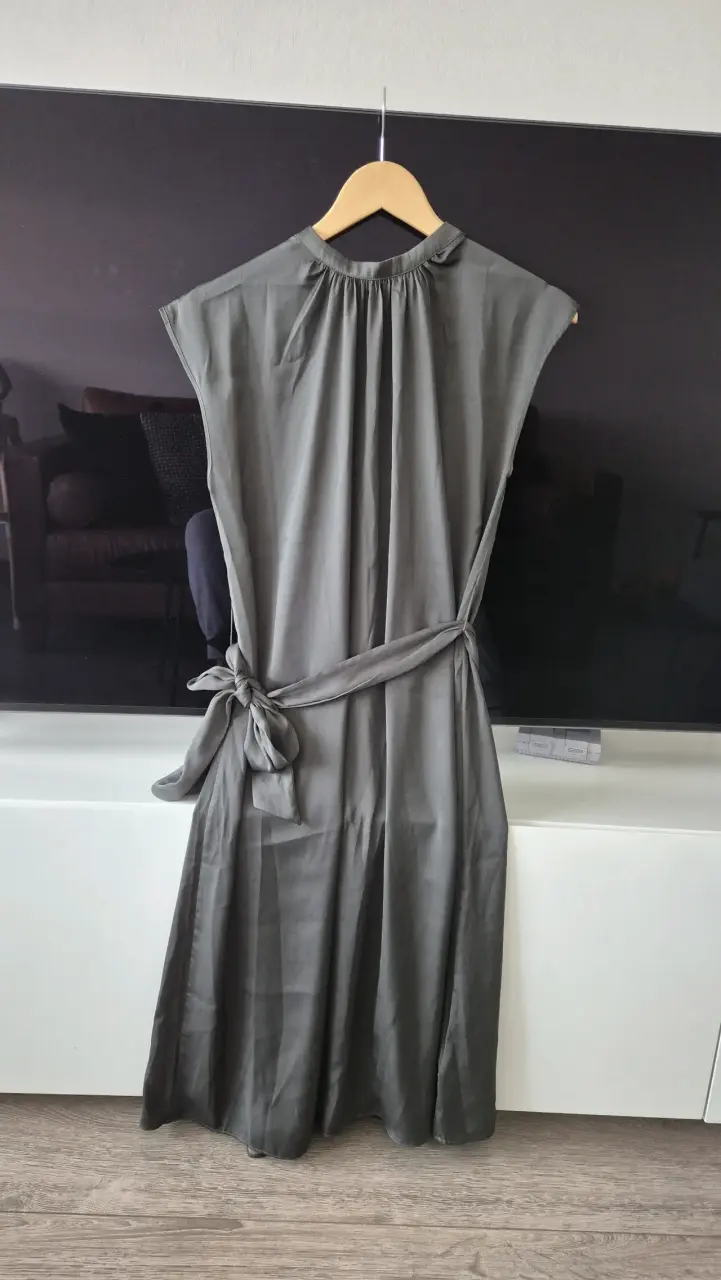 Vestido verde botella elegante - 2